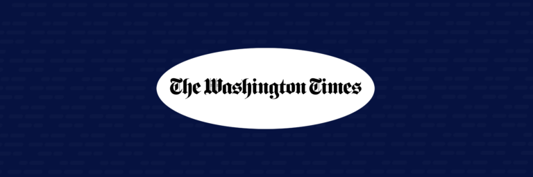 The Washington Post emblem with a blue background