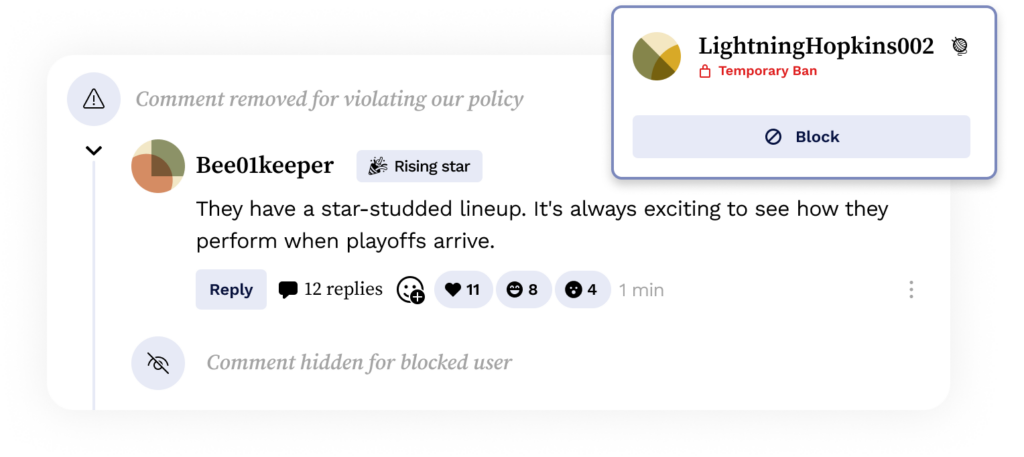 Moderators: A Bouncer And A Lifeguard