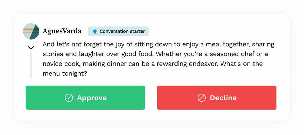 Cool Comments Moderation supporting graphic